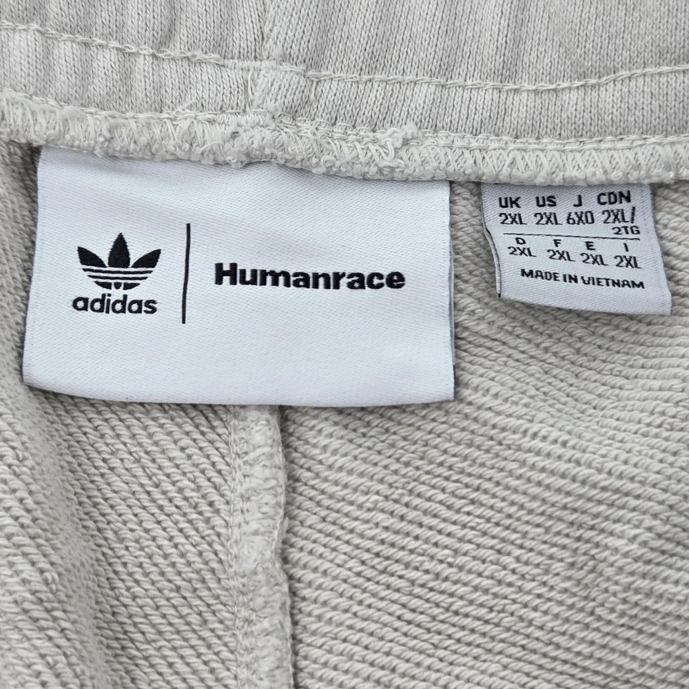 Adidas x Pharrell Williams Human Race Essential Sweat Shorts‎ Mens XXL Beige